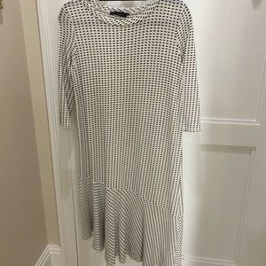 Hatch Dress Size O White and Black
